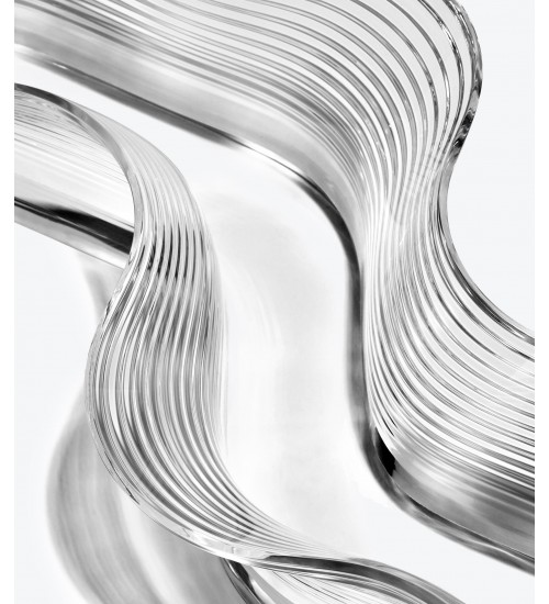 Zaha  Hadid Design NODE VESSEL - H 14 CM透明烟灰缸